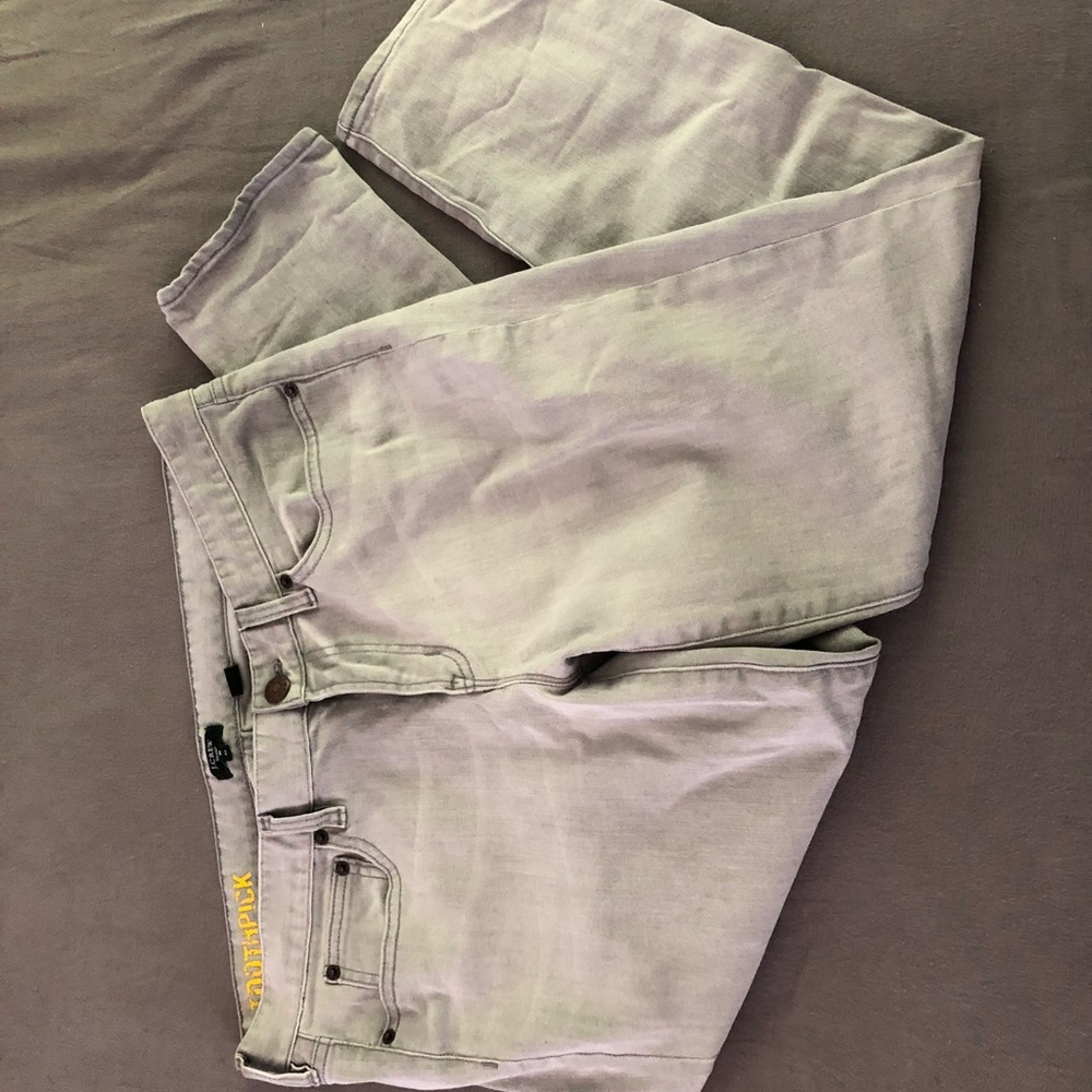 EUC Mid-rise J Crew Gray Toothpick Skinny Jeans